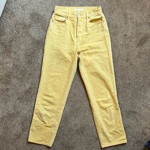 Yellow PacSun jeans